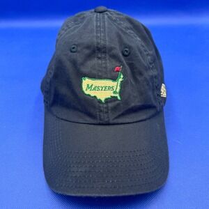 Masters Golf Tournament Logo Navy Blue Adjustable Strapback Hat 1934 Dad Cap